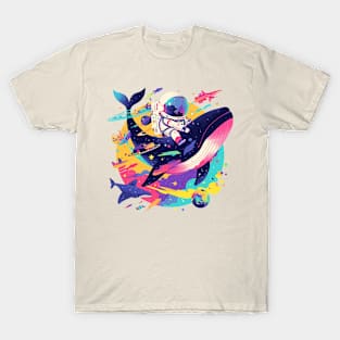 whale in space T-Shirt